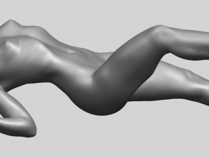 naked girl a01 Model Cetak 3D