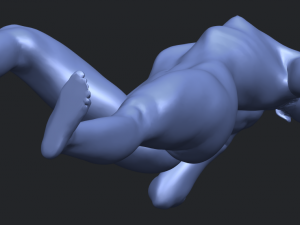 naked girl a01 Model Cetak 3D