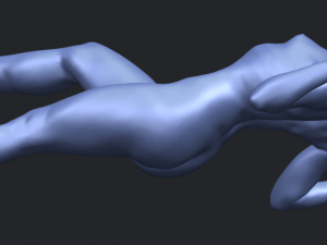 naked girl a01 Model Cetak 3D