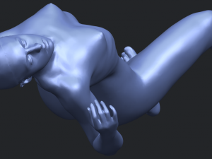 naked girl a01 Model Cetak 3D