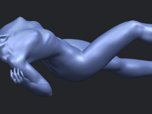 naked girl a01 Model Cetak 3D