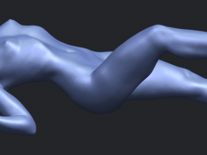 naked girl a01 Model Cetak 3D