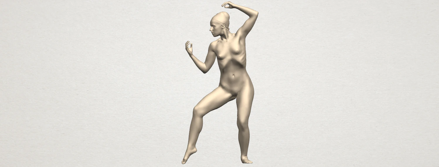naked girl a02 3D Print Model .c4d .max .obj .3ds .fbx .stl .blend