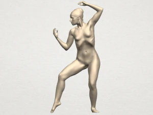 裸の女の子 a02 3Dプリントモデル