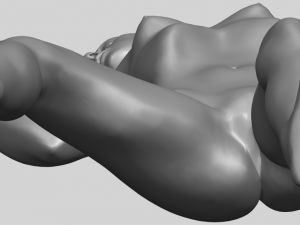 naked girl a02 Modèles 3D en vedette