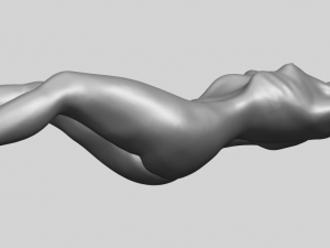 naked girl a02 Modèles 3D en vedette