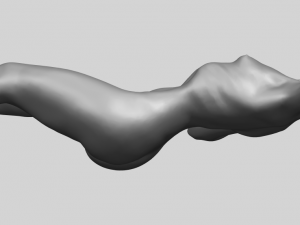 naked girl a02 Modèles 3D en vedette