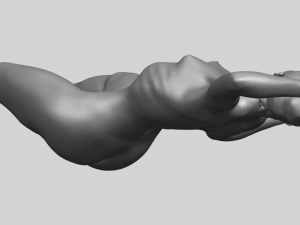 naked girl a02 Modèles 3D en vedette