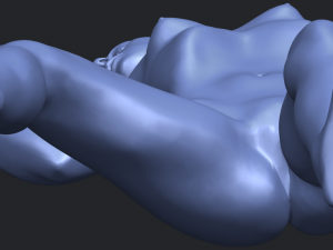 naked girl a02 Modèles 3D en vedette