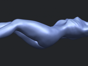 naked girl a02 Modèles 3D en vedette