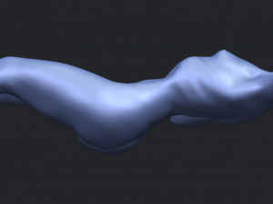 naked girl a02 Modèles 3D en vedette