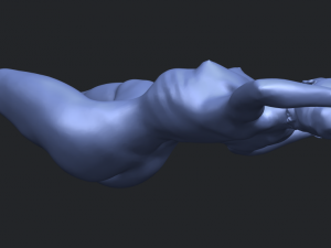 naked girl a02 Modèles 3D en vedette