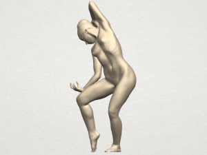 naked girl a03 3D-printmodel