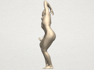 naked girl a03 3D-printmodel