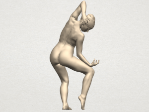 naked girl a03 3D-printmodel