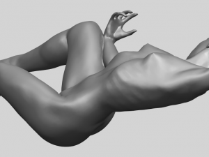 naked girl a03 3D-printmodel