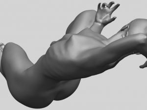 naked girl a03 3D-printmodel