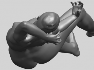 naked girl a03 3D-printmodel