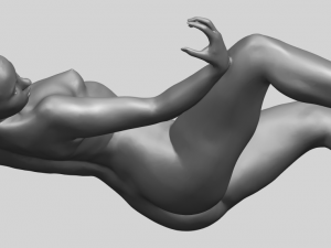 naked girl a03 3D-printmodel