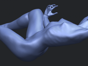 naked girl a03 3D-printmodel