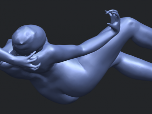 naked girl a03 3D-printmodel