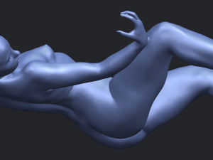 naked girl a03 3D-printmodel