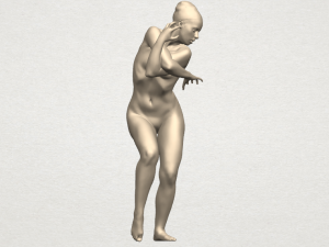naked girl a04 Modelo de Impressão 3D