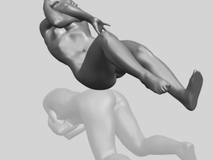 naked girl a04 Modelo de Impressão 3D