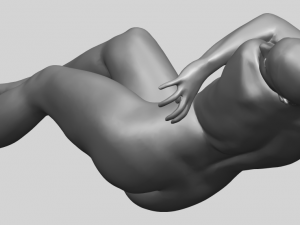 naked girl a04 Modelo de Impressão 3D