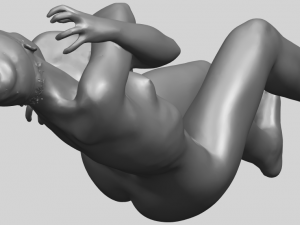 naked girl a04 Modelo de Impressão 3D
