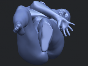 naked girl a04 Modelo de Impressão 3D