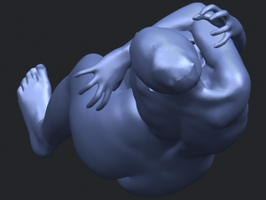 naked girl a04 Modelo de Impressão 3D