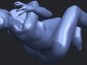 naked girl a04 Modelo de Impressão 3D