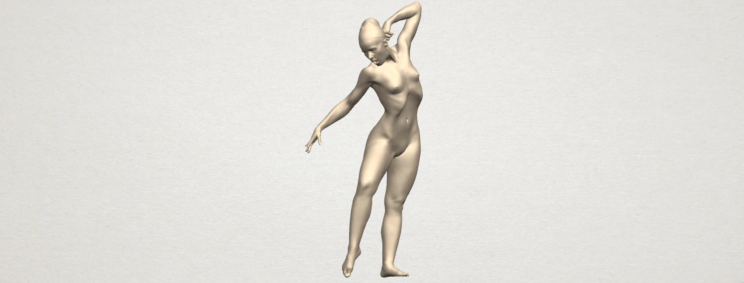 naked girl a05 3D Print Model .c4d .max .obj .3ds .fbx .stl .blend 