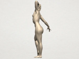 naked girl a05 3D Print Model