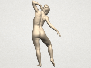 naked girl a05 3D-Druckmodell