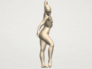 naked girl a05 3D Print Model