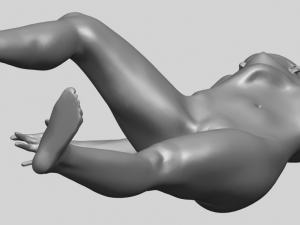 naked girl a05 3D-Druckmodell