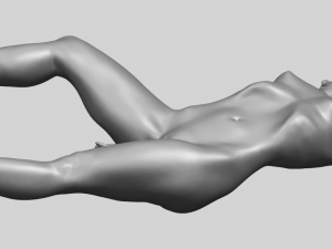 naked girl a05 3D-Druckmodell