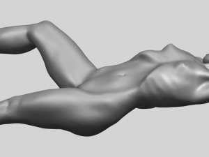 naked girl a05 3D-Druckmodell