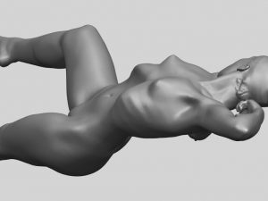 naked girl a05 3D-Druckmodell