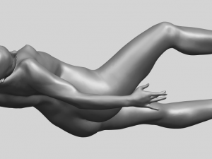 naked girl a05 3D-Druckmodell