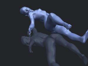 naked girl a05 3D-Druckmodell