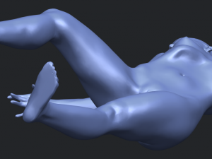 naked girl a05 3D-Druckmodell