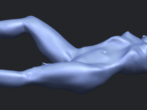 naked girl a05 3D-Druckmodell