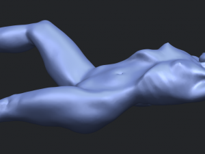 naked girl a05 3D-Druckmodell
