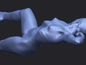 naked girl a05 3D-Druckmodell