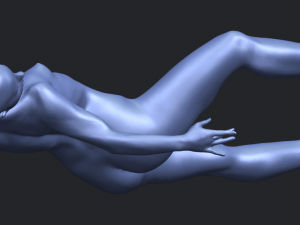 naked girl a05 3D-Druckmodell