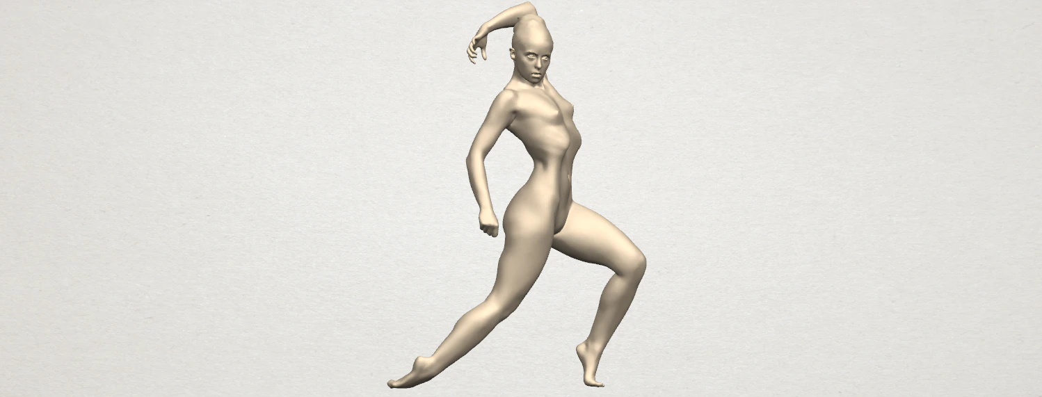 naked girl a06 3D Print Model .c4d .max .obj .3ds .fbx .stl .blend 