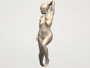 naked girl a06 3D Baskı Modeli
